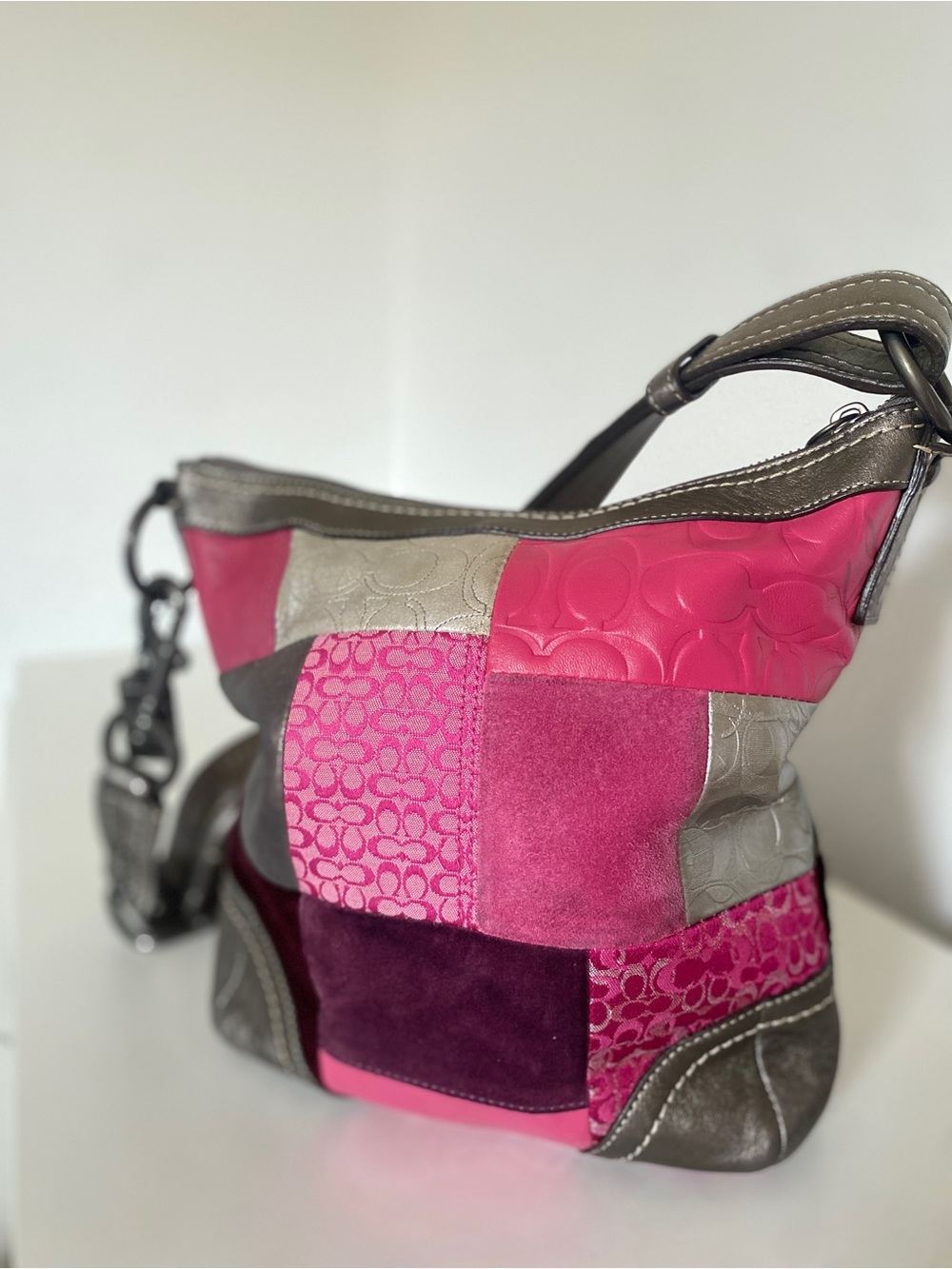 Coach Holiday Patchwork crossbody